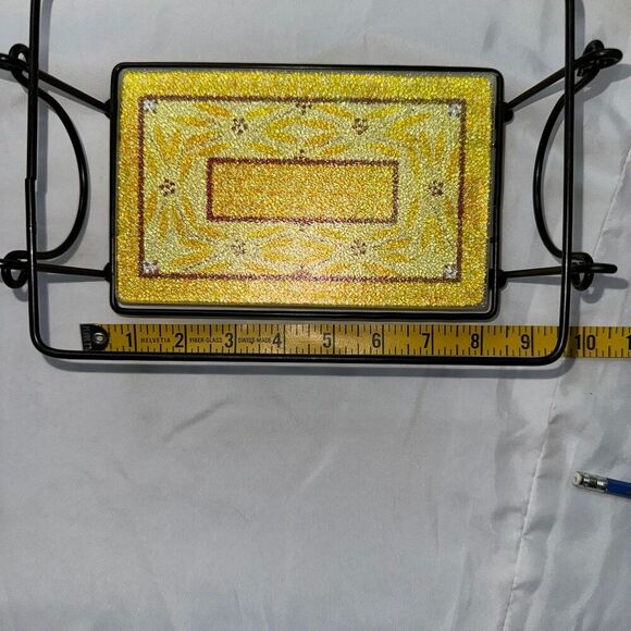 Temp-tations Oven-to-table Old World Yellow Basket and Trivet - Picture 4 of 5